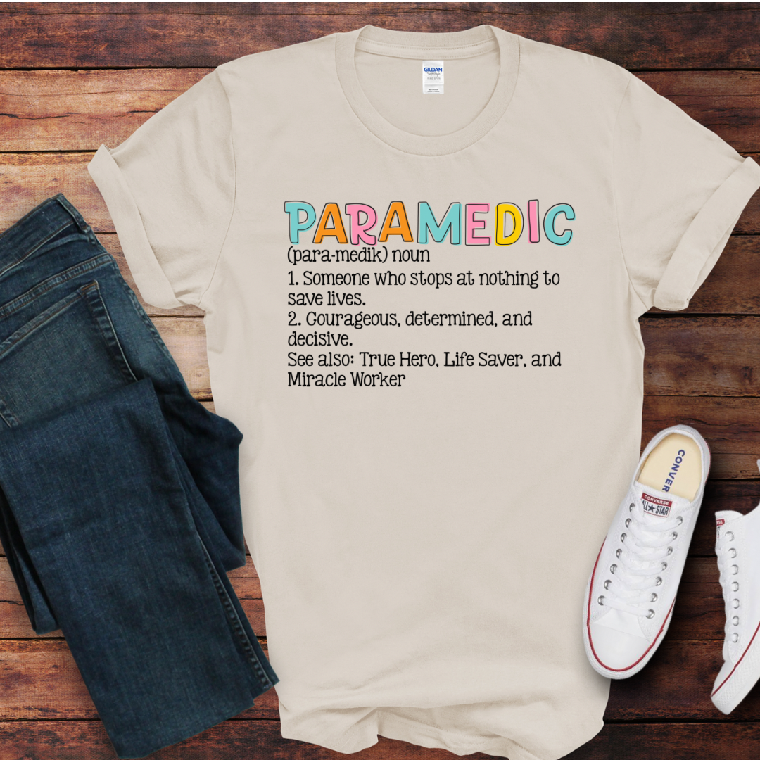 Paramedic DTF Shirt Print