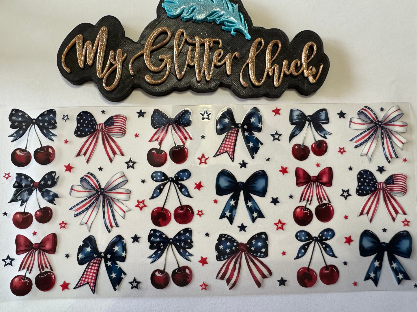 Patriotic Cherries UVDTF wrap 004