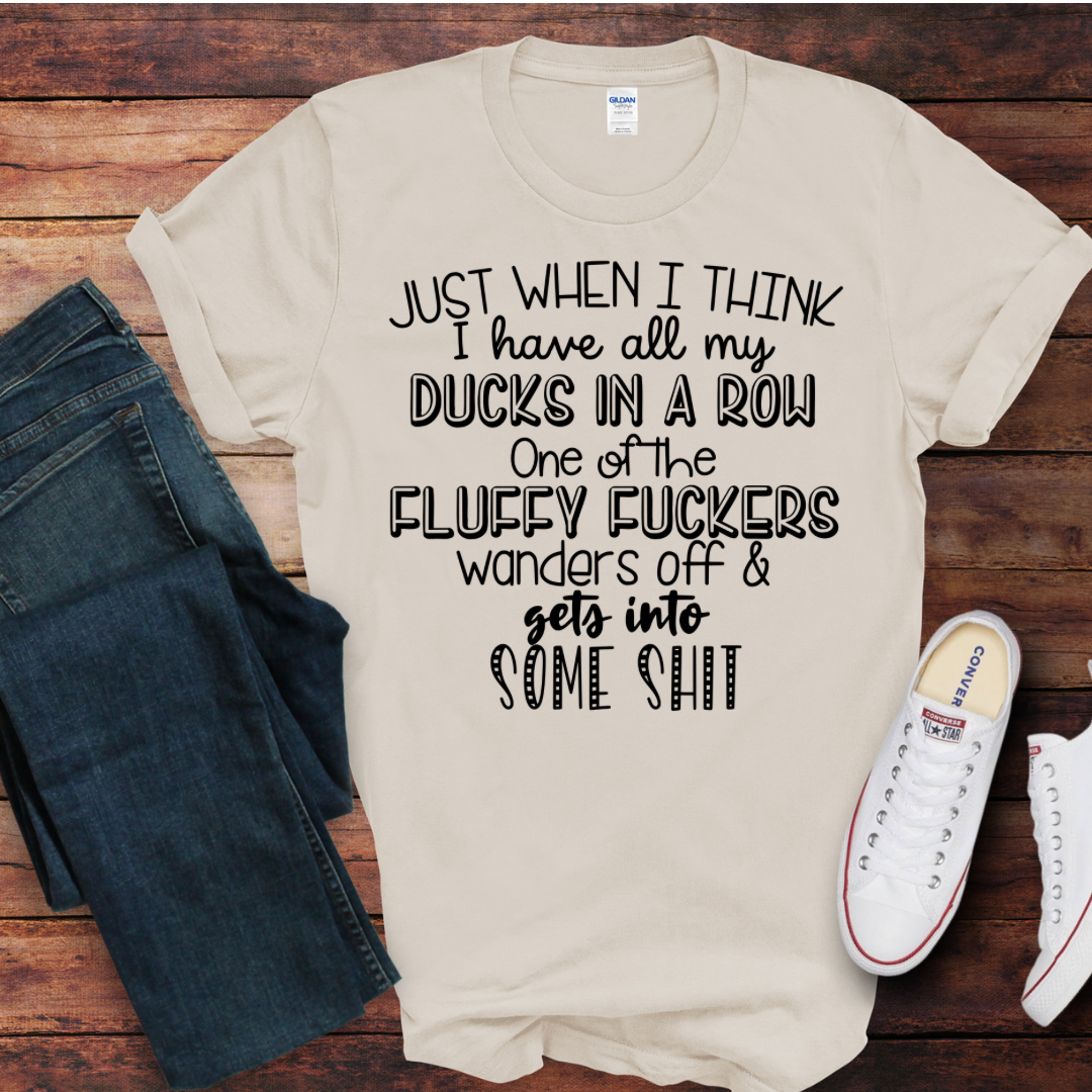 Ducks In A Row DTF Shirt Print