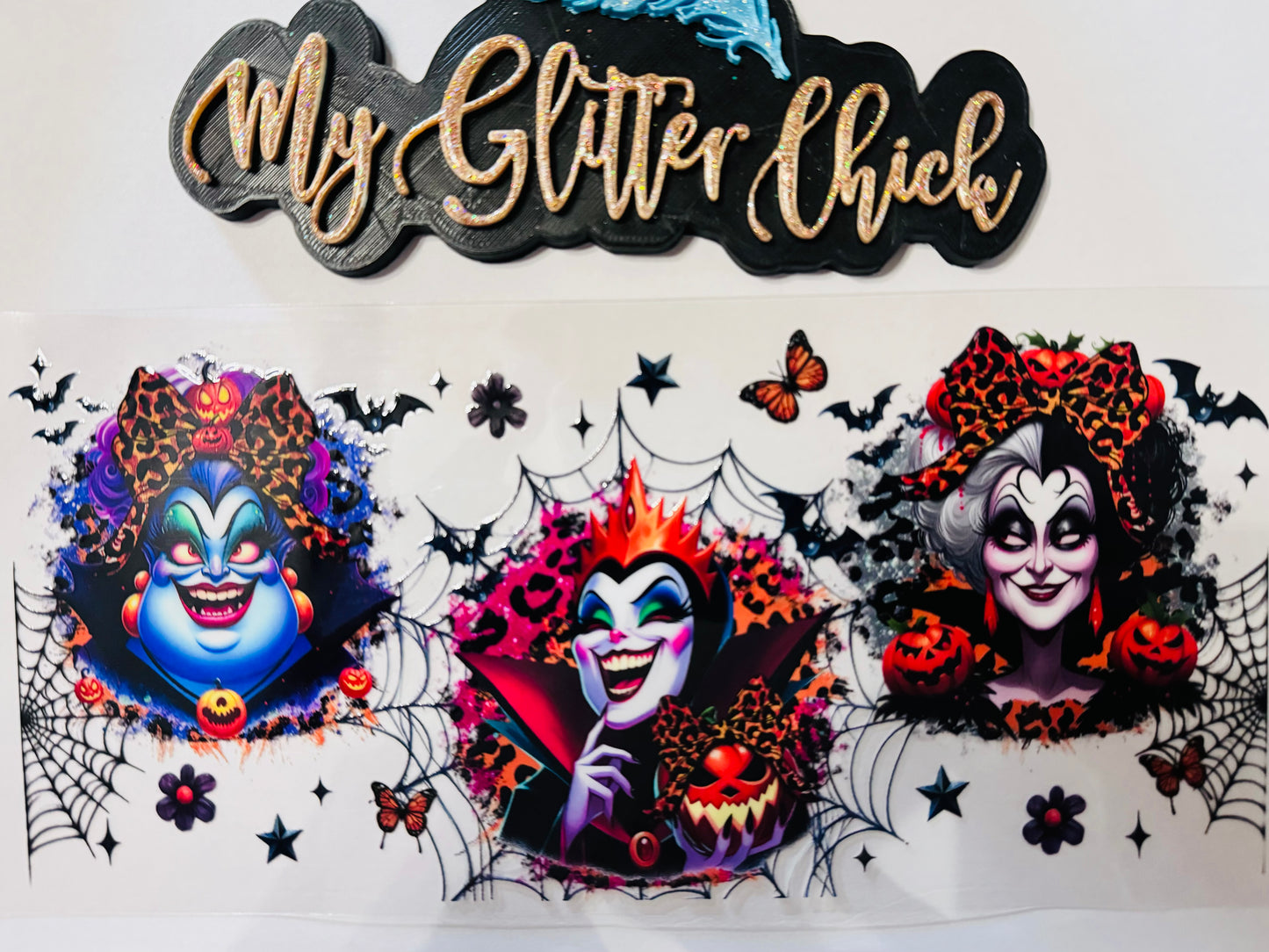 Evil Witches Halloween UV DTF 112