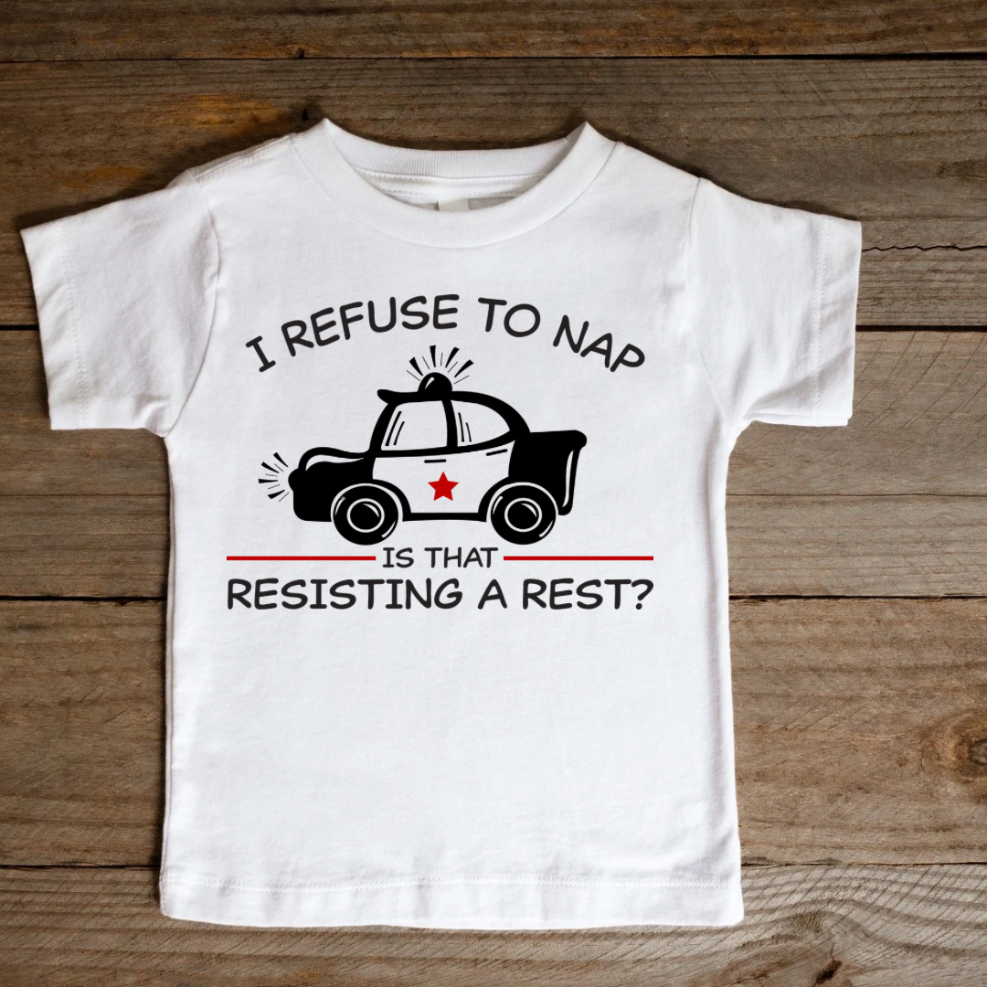 I refuse to nap DTF Kids Print