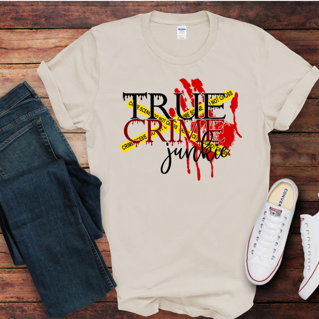 True Crime DTF Shirt Print