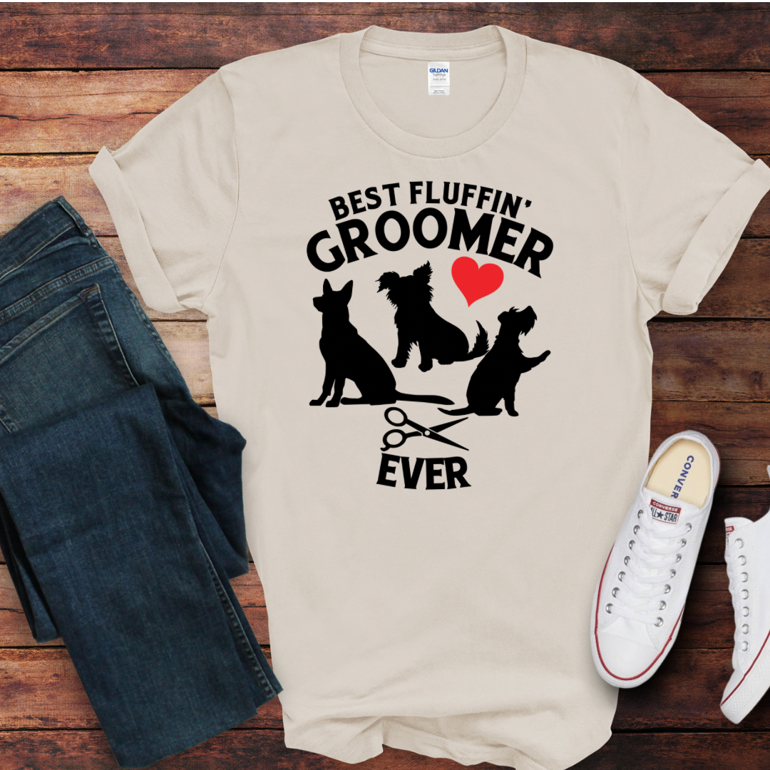 Best Fluffin Groomer DTF Shirt Print