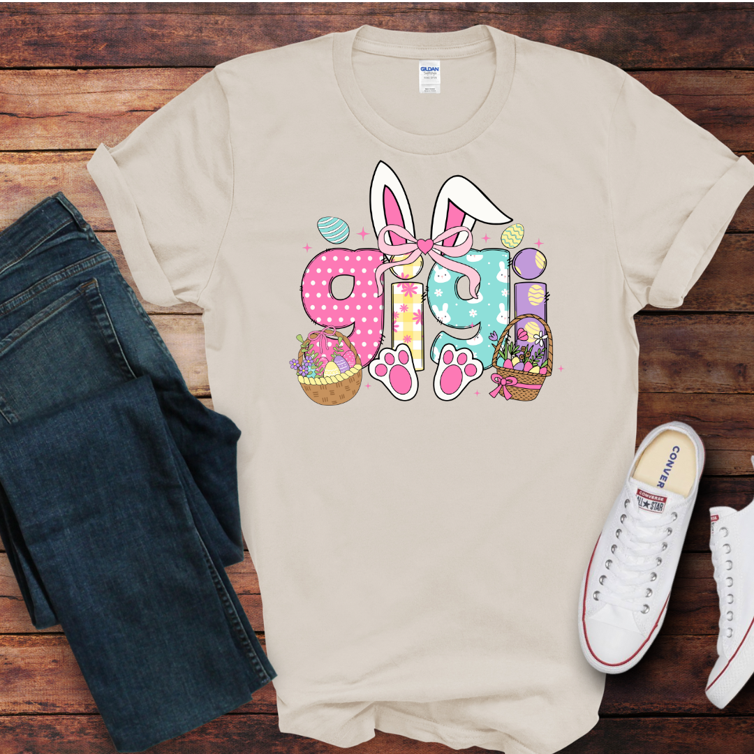 Gigi Easter DTF Shirt Print -