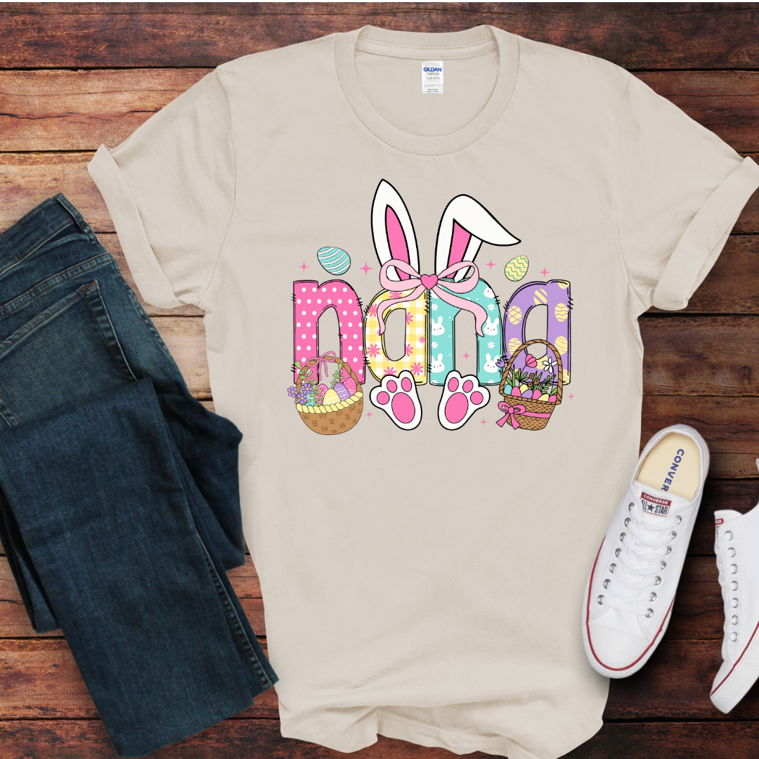 Nana Easter DTF Shirt Print -