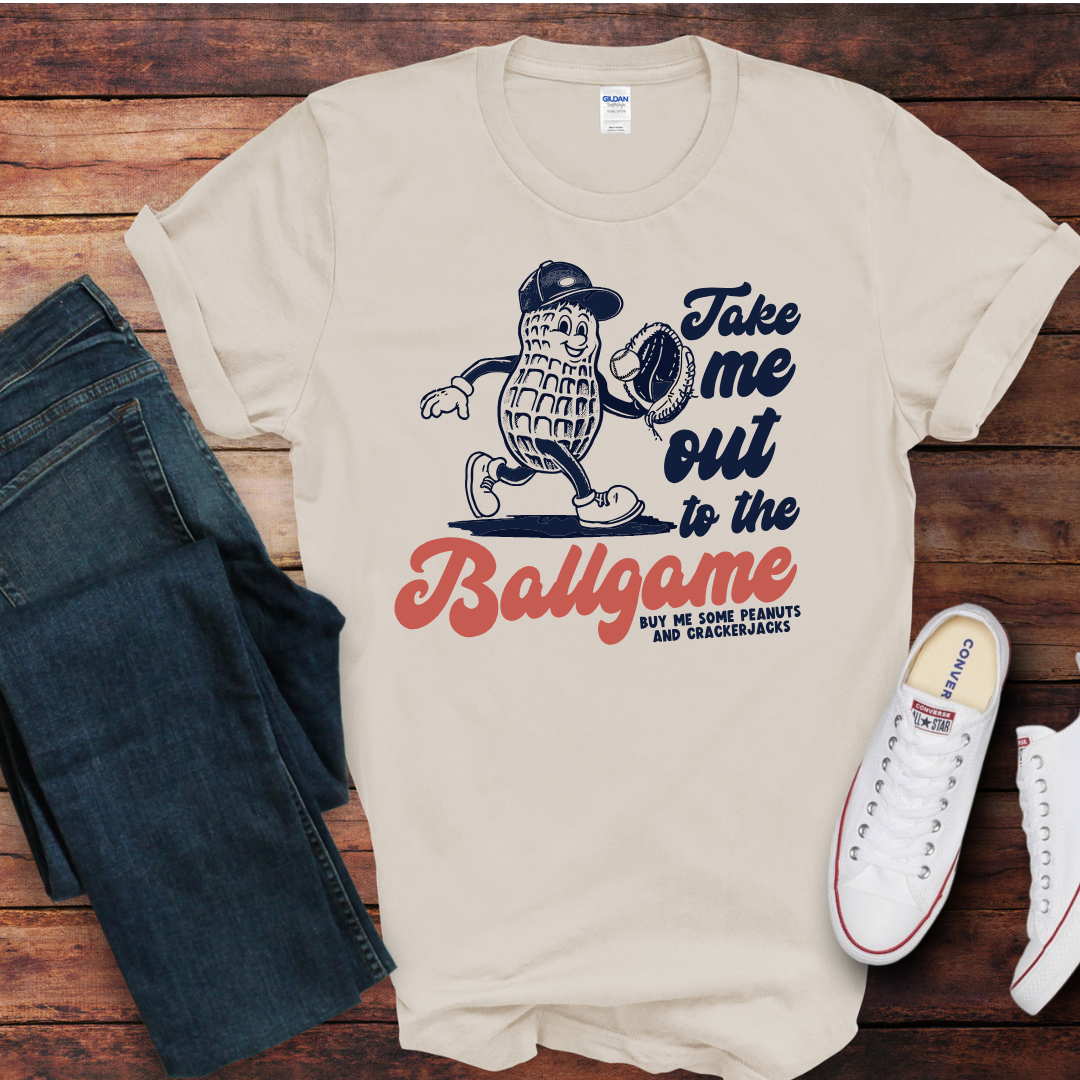 Take Me Out To The Ball Game DTF Shirt Print