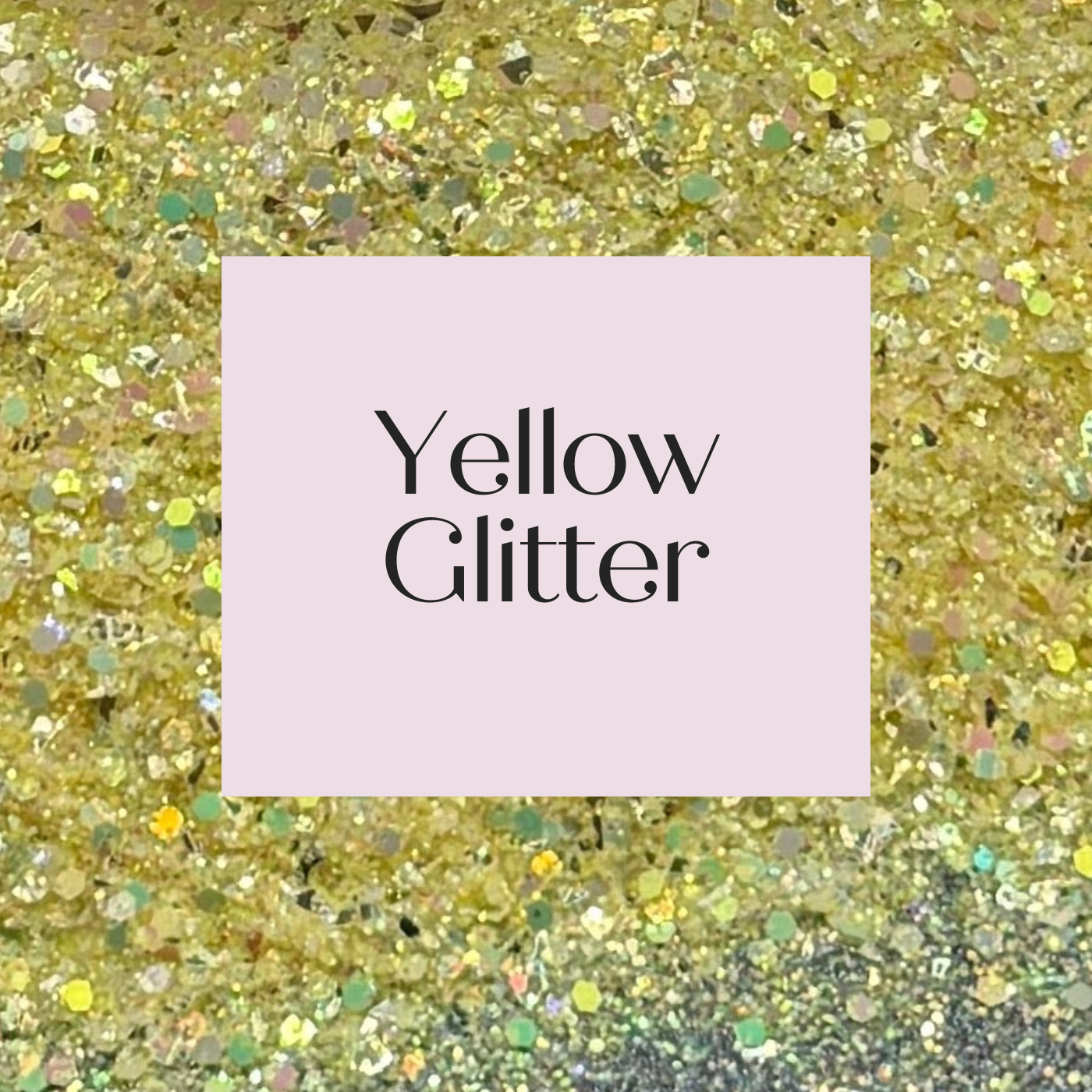 Yellow Glitter