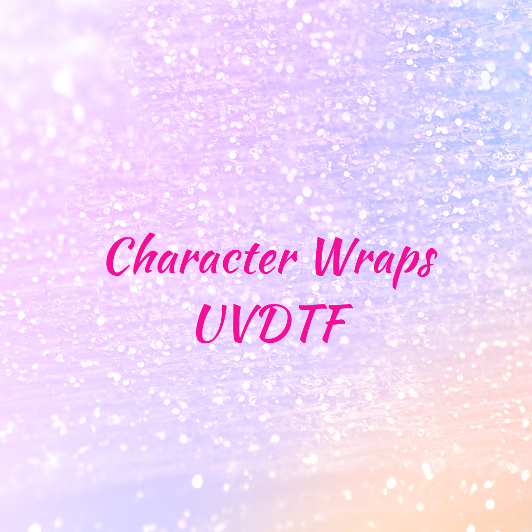 UV DTF Tumbler Wraps Characters