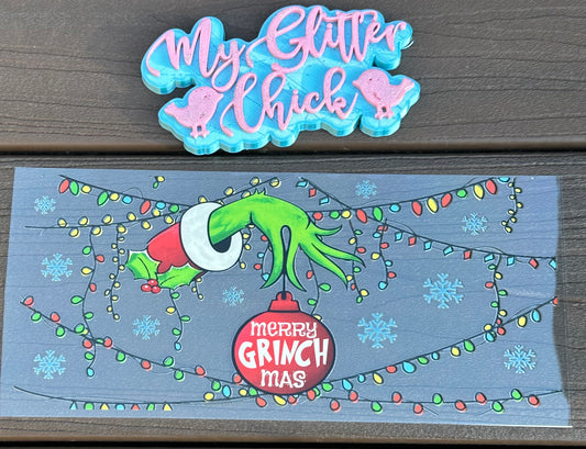 Grinch Ornament UV DTF