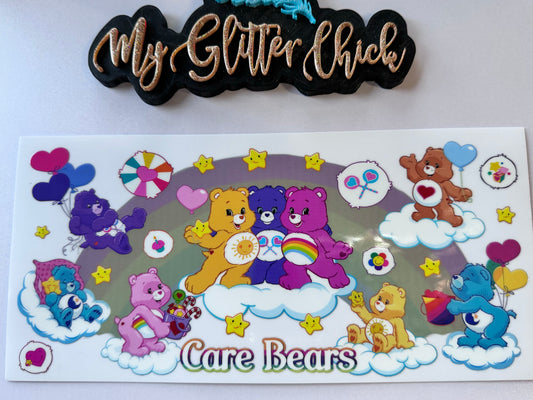 Care Bear Clouds UV DTF 4024