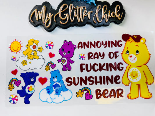 Naughty Bear Annoying Ray Of Sunshine UVDTF 2026