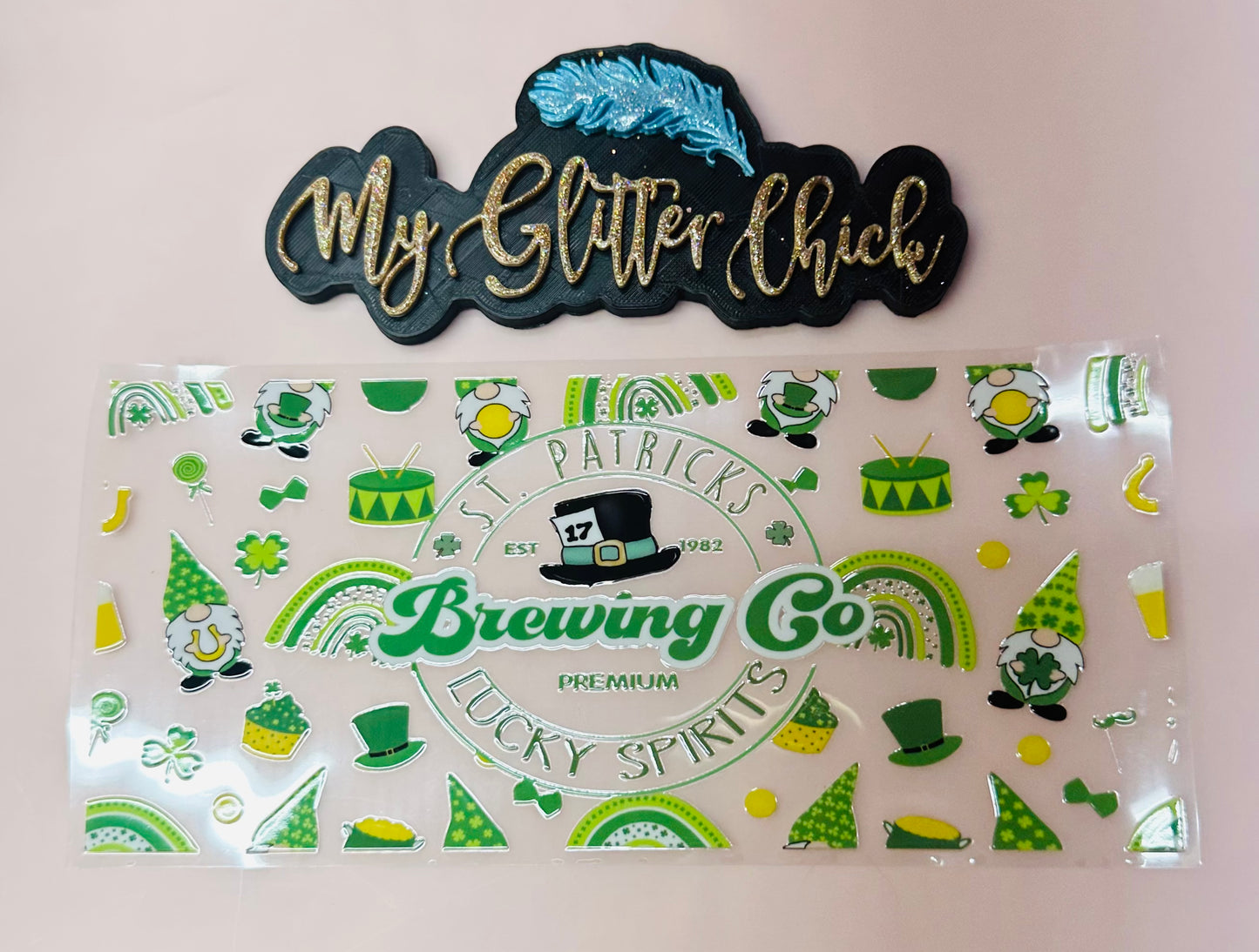 St. Pattys Brewing Co. UV DTF Wrap 5006