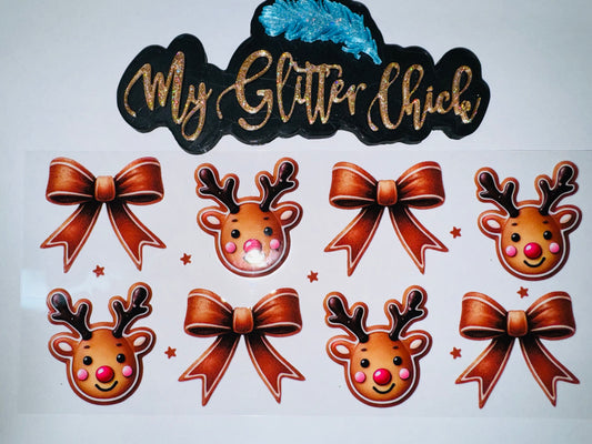 Cute Reindeer UVDTF Wrap 6070