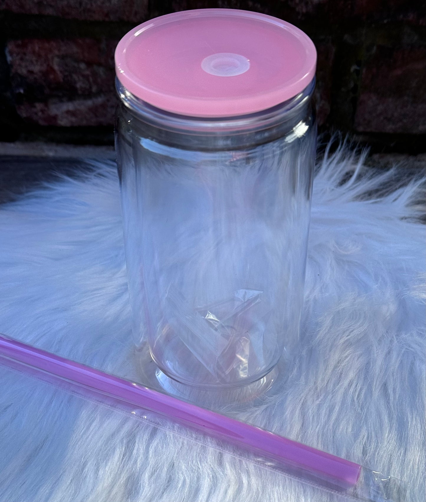 Acrylic Snow Globe Can 16oz
