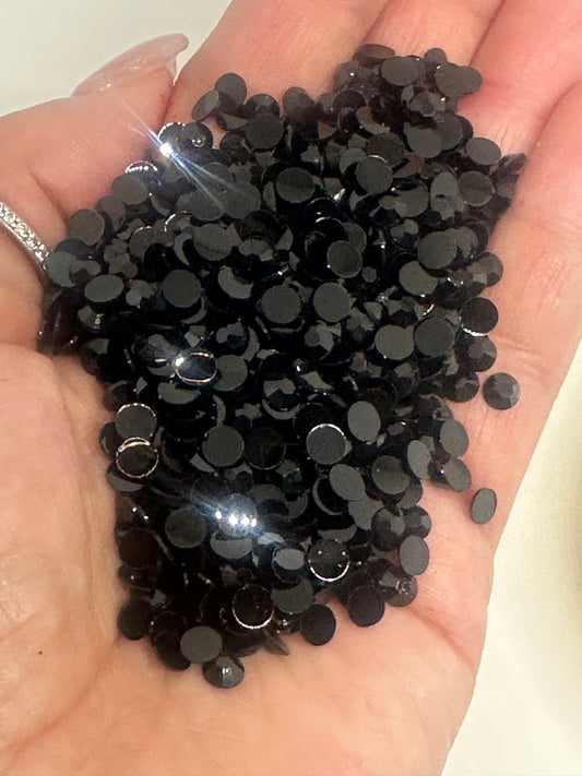 Black Jelly Rhinestones