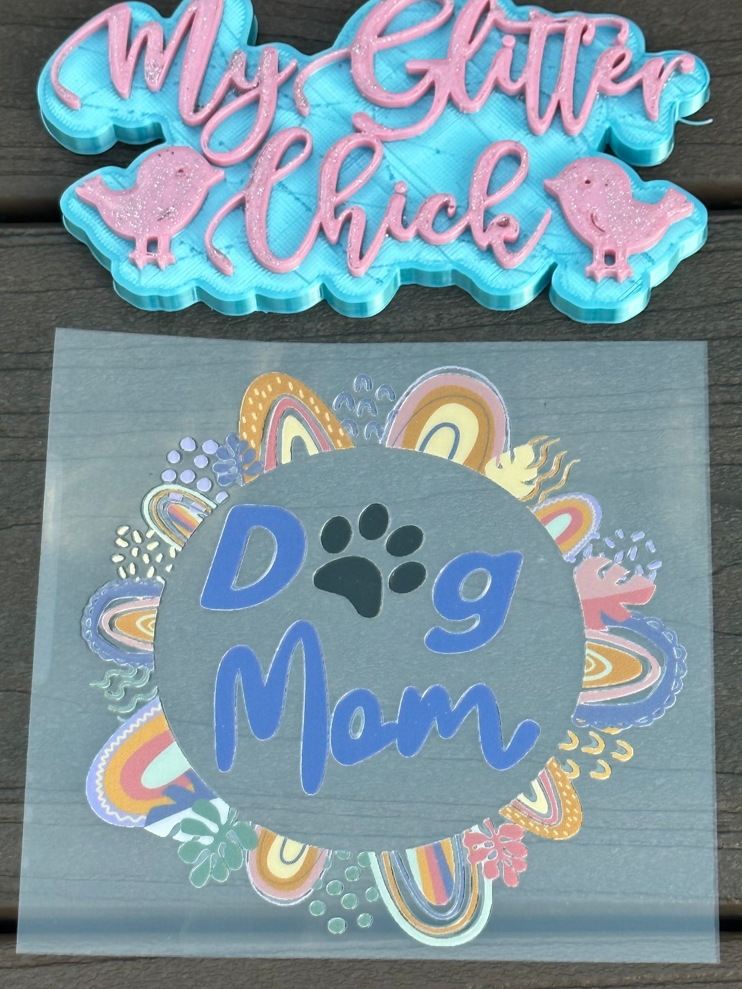 Dog Mom UV DTF Sticker 7027