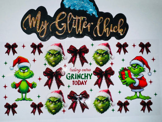 Feeling Extra Grinch UVDTF Wrap 6057