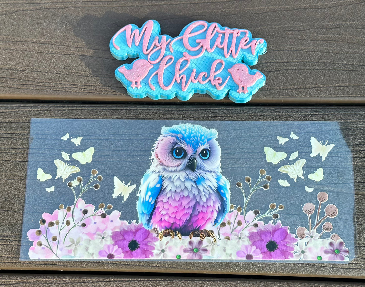 Owl Watercolor UV DTF 3038