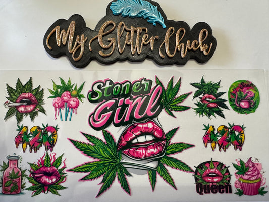 Stoner Girl UVDTF wrap 021