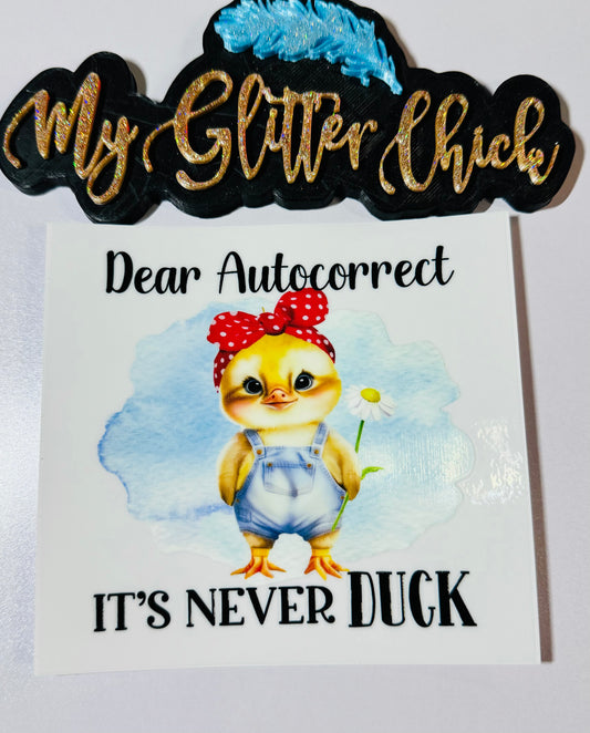 Dear Autocorrect Sticker 2031