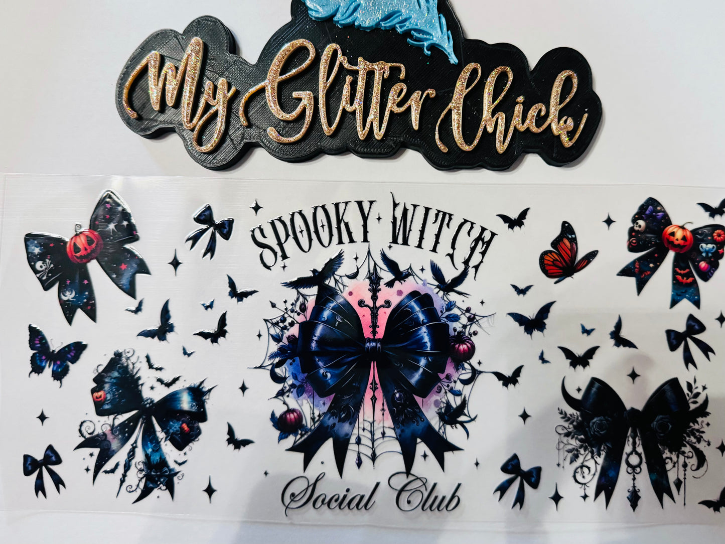 Spooky Witch Social Club UV DTF 130