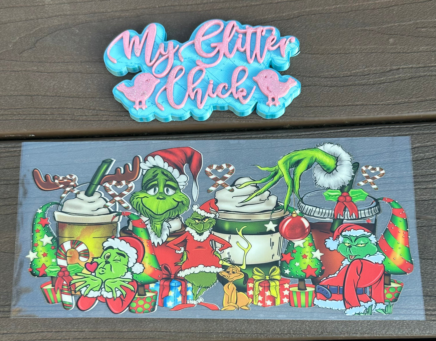 Grinchie Xmas Cups UV DTF 6039