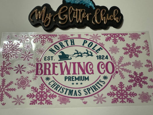 North Pole Brewing UVDTF Wrap 6015