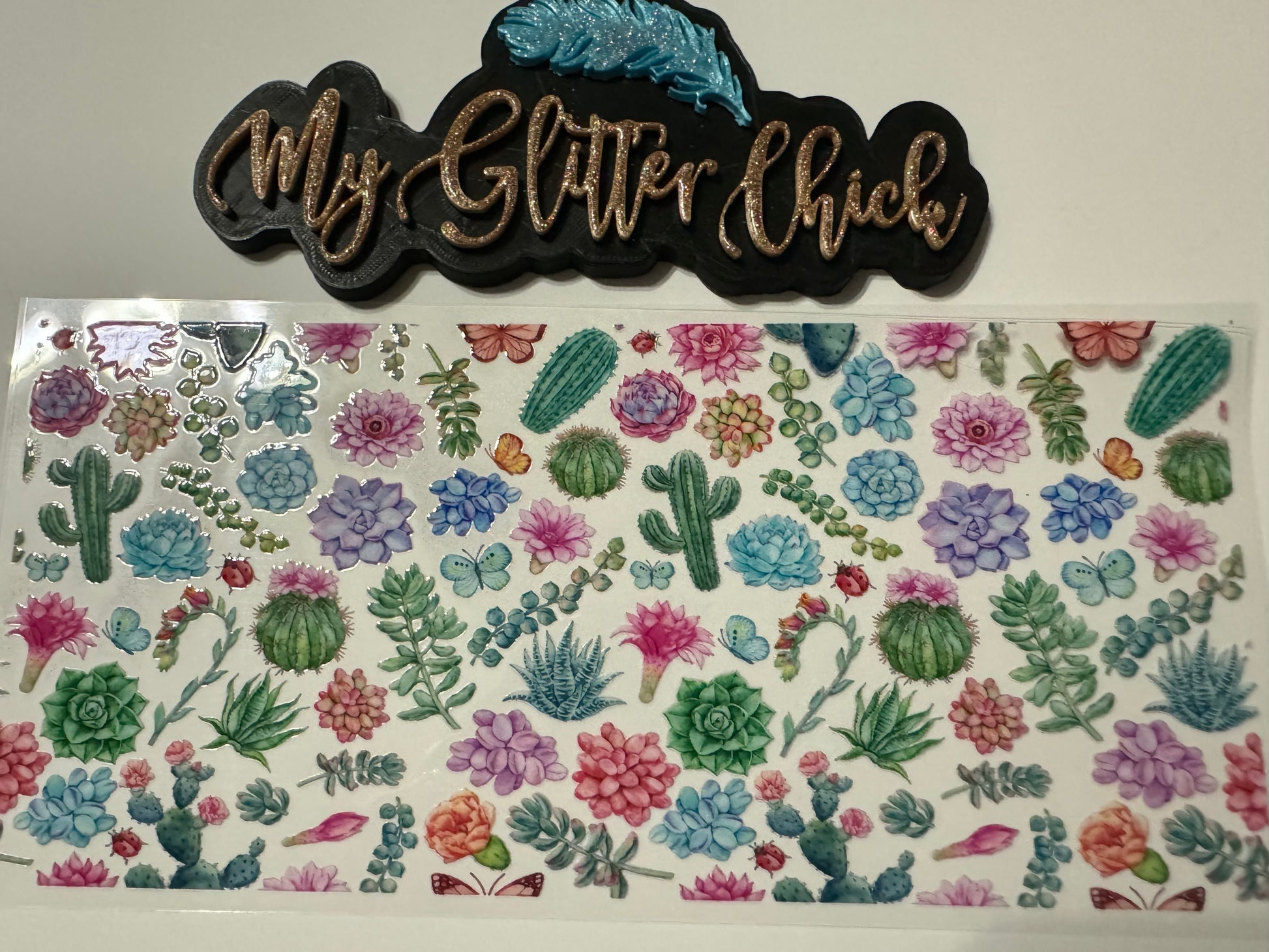 succulent wraps Succulent UVDTF Wrap 3016 – My Glitter Chick