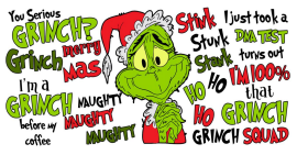 Grinch UV DTF 6050