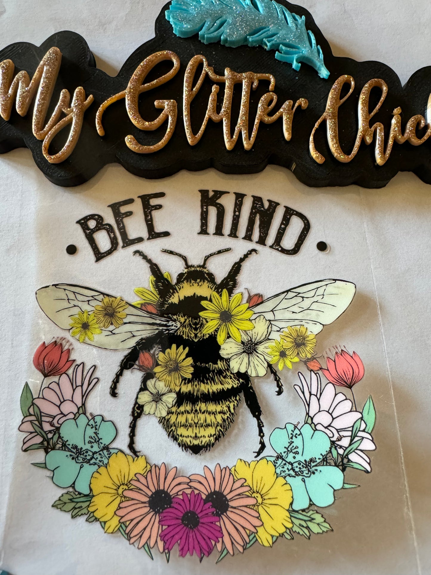 Bee Kind UVDTF Sticker 30