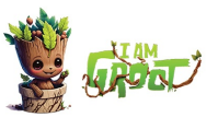 I Am Groot UV DTF 4010