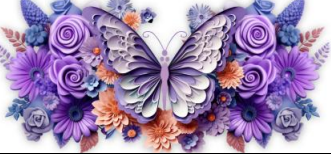 3D Butterfly UV DTF 3005